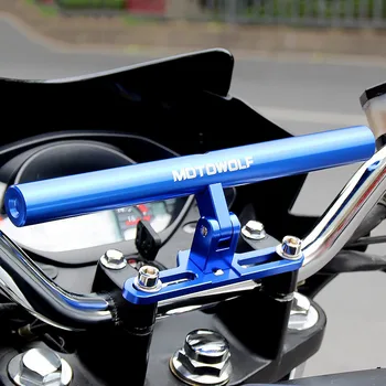 Кронштейн крепления мотоцикла MOTOWOLF Расширение Фонаря Держатель телефона Крепление на руль