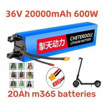 36V 20Ah Аккумулятор 10S3P 18650 Литиевая Аккумуляторная батарея 20000mAh 250W 500W 42V Электрический Скутер M365 e bike Power Battery с BMS