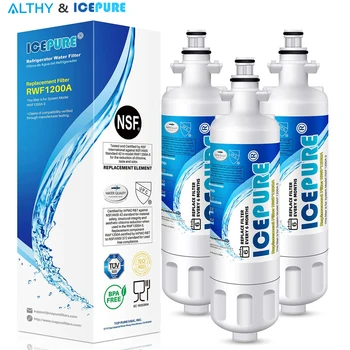 Замена Фильтра для воды в холодильнике ICEPURE для LG LT700P & Kenmore Elite 46-9690 469690 ADQ36006101 ADQ36006102 NSF