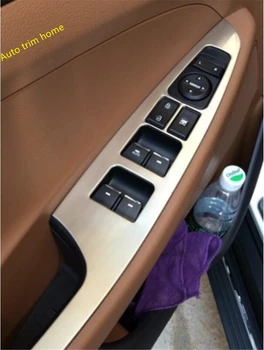 Lapetus Внутренняя Дверь, Подлокотник, Кнопка управления Стеклоподъемником, накладка на панель, подходит для Hyundai Tucson 2016-2020, ABS Автоаксессуары
