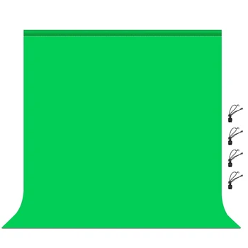 Фон для фотосъемки, Гладкий Муслин, Зеленый экран, Хромированная Фоновая ткань Для Видео в Фотостудии
