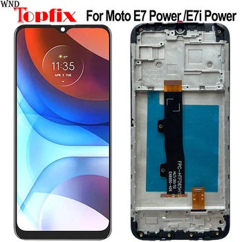 Для Motorola Moto E7i Power ЖК-дисплей С Рамным Дисплеем Сенсорный экран Дигитайзер Для Moto E7 Power ЖК-дисплей Для Moto E7Power Дисплей