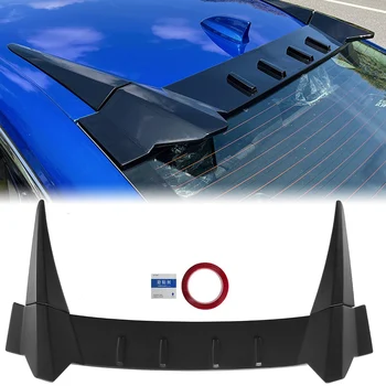 Для Honda Civic 2022 11th Задний спойлер на крыше, Верхняя часть багажника, отделка крыла, Глянцевый черный карбоновый вид Автомобильных Аксессуаров