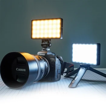 Светодиодная видеосвязь RGB емкостью 3000 мАч для видеосъемки в режиме реального времени, студийного освещения на камере и видеоконференций