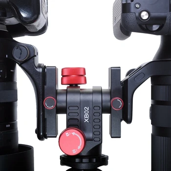 iShoot с двойной камерой, Синхронизирующей 360 ° Консольный карданный штатив с крановой головкой для телеобъектива Tamron 50-400 мм, 100-400 мм, 150-500 мм, 70-210 мм