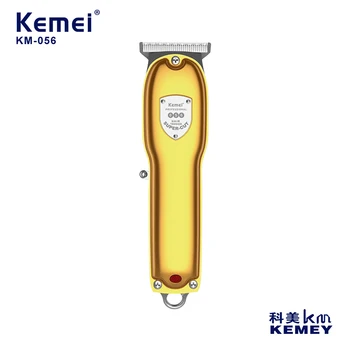 Профессиональная электрическая машинка для стрижки волос Kemei KM-056, Перезаряжаемая машинка для стрижки волос, Мощный мужской триммер, Электрическая машинка для стрижки волос