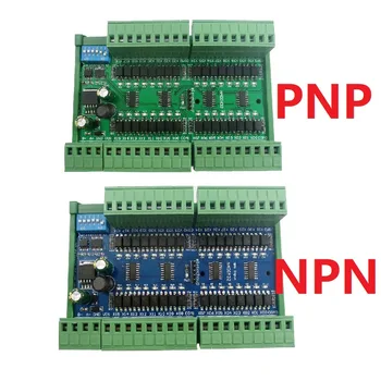 32-Канальный PNP NPN Изолированный цифровой вход RS485 Modbus Rtu Модуль контроллера DC 12V 24V PLC Переключатель Плата сбора количества