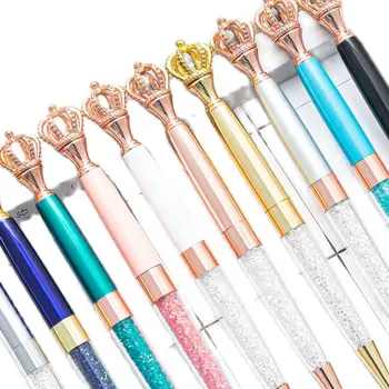20ШТ Новые производители печатают студенческие креативные подарочные ручки в наличии металлическая шариковая ручка с короной