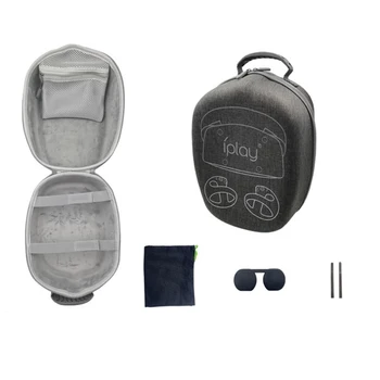 Портативная ручная сумка для хранения на молнии с защитной крышкой объектива + Сумка для хранения EVA Protection Hard Bag для PS VR2