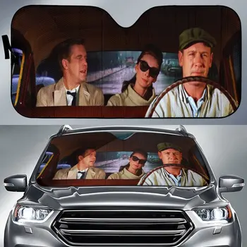 Назад в будущее Марти Макфлай и Эммет Браун Солнцезащитный козырек на лобовом стекле автомобиля Автомобильные аксессуары