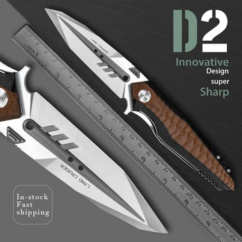Складной Нож D2 Satin Tanto Point Blade G10 Ручка с Карманным Зажимом Охотничьи Инструменты Выживания EDC Самооборона Активный Отдых
