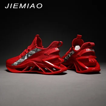 JIEMIAO/ Мужские кроссовки, Уличная мужская повседневная обувь, Дышащая спортивная обувь Tenis Trainer Race, Модные лоферы, кроссовки для мужчин