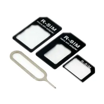 Оптовая продажа 3 в 1 для Nano Sim-карты в Micro Sim-карту и стандартный адаптер sim-карты, конвертер аксессуаров для мобильных телефонов