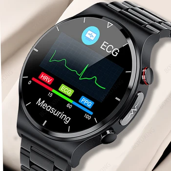 Новые Смарт-Часы Для Здоровья ECG + PPG, Мужские Смарт-часы для Измерения сердечного ритма, Артериального Давления, Фитнес-Трекер IP68, Водонепроницаемые Смарт-Часы Для Android ios Телефона