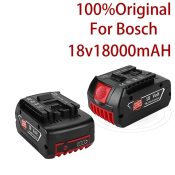 18v 18000mah bateria recarregável para 18v bateria de backup 18.0a substituição portátil para  bat609 luz indicadora