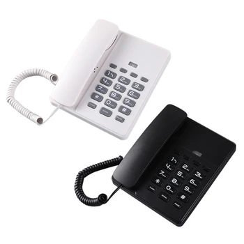 HCD-телефон Стационарные настольные телефоны с отключением звука на английском и повторным набором Прямая поставка