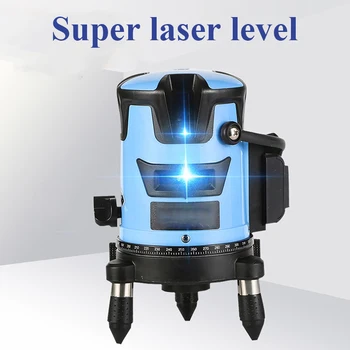 Высокоточный 4D Зеленый Лазерный уровень, Самонаводящаяся Лазерная направляющая, Подставка Для лазерного уровня, Лазерный уровень, Вертикальный выравниватель поперечных линий