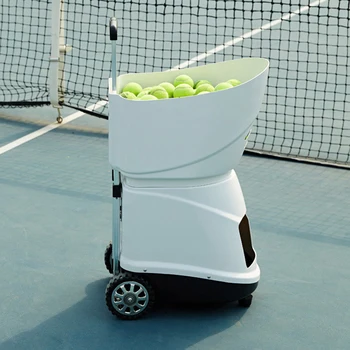Интеллектуальная электронная машина для игры в теннис с мячом, автоматический метатель мячей, стрелялка с дистанционным управлением через приложение для мобильного телефона
