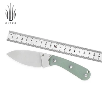 Kizer Нож С Фиксированным Лезвием Baby 1044C2 Открытый Охотничий Нож Для Выживания G10 Ручка 154 см Прочные Стальные Ножи Для Выживания в Походе