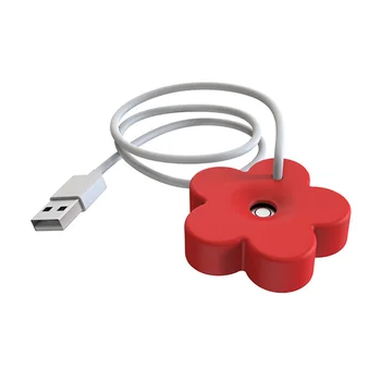 Портативный Мини-персональный Увлажнитель воздуха USB, Маленький Увлажнитель с функцией отключения холодного тумана, 8 часов, для домашнего офиса, красный