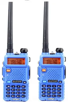 2шт BAOFENG UV 5R Двухдиапазонное двустороннее радио Бесплатный Наушник Baofeng UV-5R walkie talkie Baofeng UV5R портативное радио для автомобиля