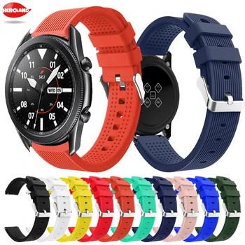 Сменный ремешок для Samsung Galaxy Watch 3 Силиконовый ремешок 41 мм для Samsung Galaxy Watch Active 1/2 Galaxy Watch 42 мм Ремешки для часов