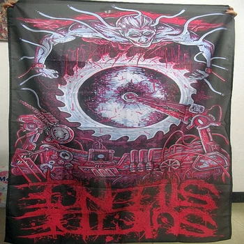 Плакаты рок-группы, Баннеры и Флаги, Музыкальный плакат в стиле хип-хоп \ Джаз \ регги \ хэви-метал, Гобелен, Висящая картина, Фон, Ткань для декора