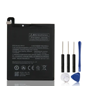 Новая сменная батарея для аккумуляторной батареи телефона Xiaomi BN32 3300 мАч