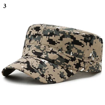 Винтажные камуфляжные армейские военные шляпы Бейсболки с плоским верхом для мужчин, Тактические военные шляпы для спорта на открытом воздухе, кадетские солнцезащитные шляпы
