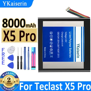8000 мАч YKaiserin Аккумулятор Сменный Аккумулятор для Teclast X5 Pro X5Pro Аккумулятор Большой Емкости + Трек-код Bateria
