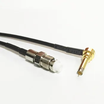 Новый FME Женский Разъем MS156 Прямоугольный кабель с косичкой RG174 Оптом 20 см 8 