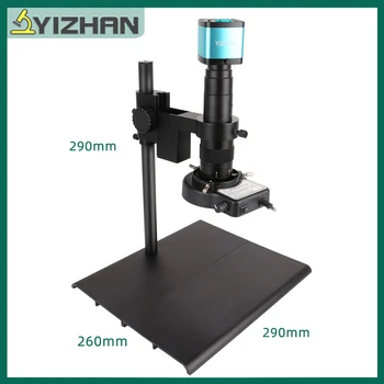 YIZHAN 48MP 4k USB HDMI VGA Цифровой Видео Монокулярный Микроскоп Камера Continus Zoom 180X C-Mount Инструменты Для Пайки Телефонов