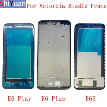 Корпус Средняя рама ЖК-панель Безель Панель Шасси Для Motorola Moto E6 Play E6 Plus E6S 2020 Телефон Металлические запчасти для ремонта