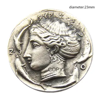 G (56) Древние монеты Греции, покрытые серебром