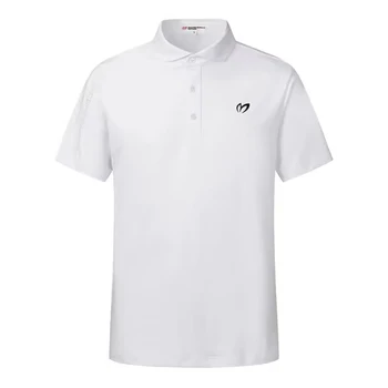 Гольф топ 2023, новая летняя мужская рубашка с круглым вырезом и коротким рукавом