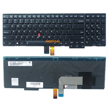 Американо-Английская Клавиатура с подсветкой для Ноутбука Lenovo Thinkpad T540P W540 W541 T550 W550S T560 P50S с Подсветкой Teclado