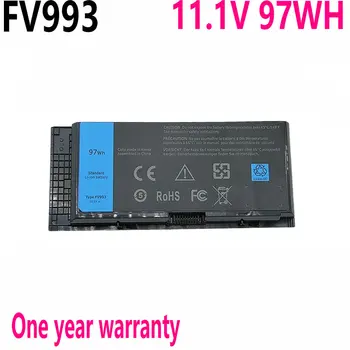 11,1 V 97WH Новый Аккумулятор для Ноутбука FV993 DELL Precision Серии M6600 M6700 M6800 M4800 M4600 M4700