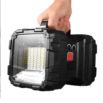 Бытовой светодиодный аварийный фонарик USB Зарядка Водонепроницаемый ручной фонарь для кемпинга и палатки Аварийное освещение