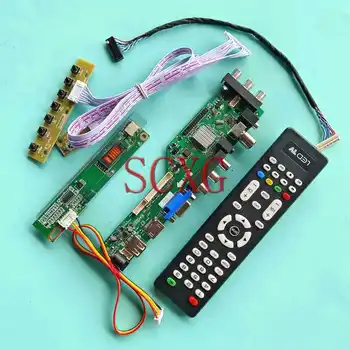Fit LTD133EWMZ LTD133KX2S Экран DVB Плата цифрового контроллера HDMI-Совместимый VGA USB AV RF 13,3 