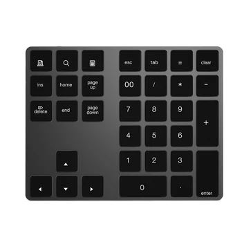 Беспроводная Цифровая клавиатура Bluetooth 3,0 34 Клавиши Цифровая Клавиатура для Бухгалтера Windows IOS OS Android PC Tablet Laptop (Bl