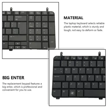 Клавиатура ноутбука Big Enter Toetsenbord для ноутбука, Хорошо подходящие Аксессуары для ПК, Гладкая Поверхность, Замена для HP DV7-2000 US