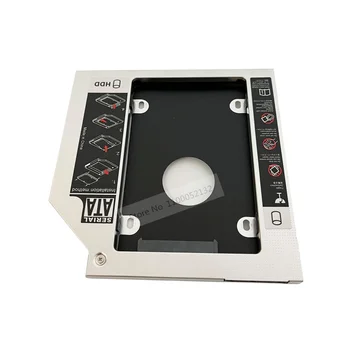 Алюминиевый 2-й Жесткий Диск HDD SSD Корпус Оптическая Рамка Caddy Кронштейн SATA для Dell PowerEdge R620 R630 R420 R430