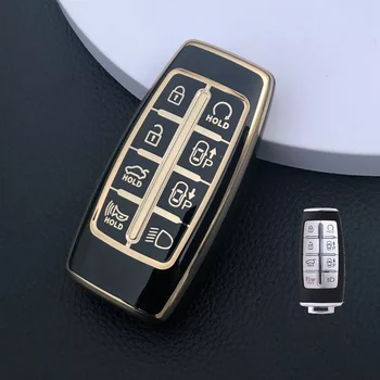 Держатель для ключей из ТПУ для Hyundai Genesis GV70, GV80, GV90 2020, 2021, 2022, Кольцо для ключей, защитные аксессуары