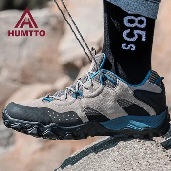 Мужская походная обувь HUMTTO, осенние спортивные ботинки для активного отдыха, тактические ботинки для скалолазания, охотничья обувь, Теплые треккинговые кроссовки, ботильоны