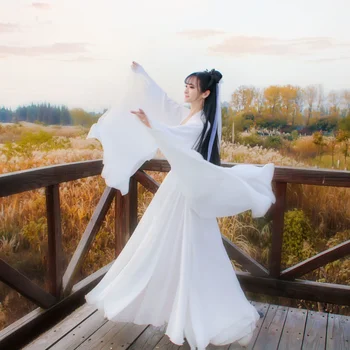 женское китайское традиционное платье феи 