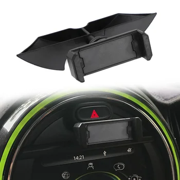 Для аксессуаров MINI Cooper F54 F55 F56 F57 F60 Черный автомобильный держатель для телефона, крепление для щитка на приборной панели, Детали интерьера f56 для авто
