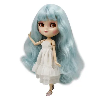 DBS blyth кукла icy licca body 280BL40066005 Мечтательные модные синие вьющиеся волосы мягкое совместное тело 1/6 30 см подарочная игрушка