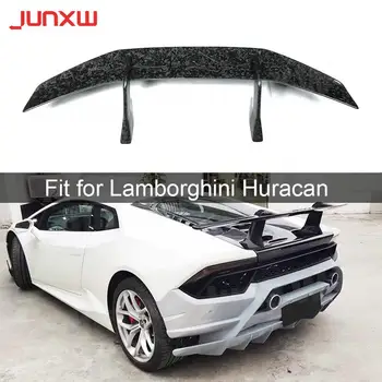 Крыло заднего багажника из сухого углеродного волокна в стиле P, утиный спойлер для Lamborghini Huracan LP580 LP610, кованый карбоновый задний спойлер