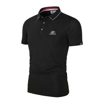 2023 Новая мужская рубашка-поло для гольфа, Летняя Классическая Мужская Хлопковая Повседневная одежда для гольфа, мужская спортивная куртка