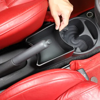 Для 11-15 Fiat 500 коробка для хранения ручного тормоза, автомобильный внутренний лоток для хранения, аксессуары из высококачественного материала ABS